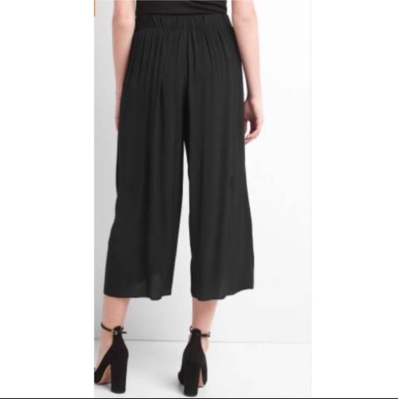 GAP drapey crepe culottes crop pants - Picture 3 of 3